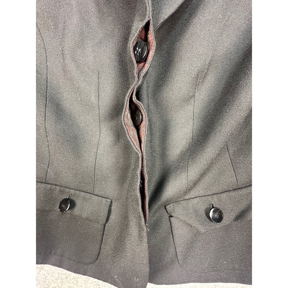 Cartier Uniform Blazer Jacket Wool Blend Jacquard Lining Tailored 40 - Picture 9 of 11